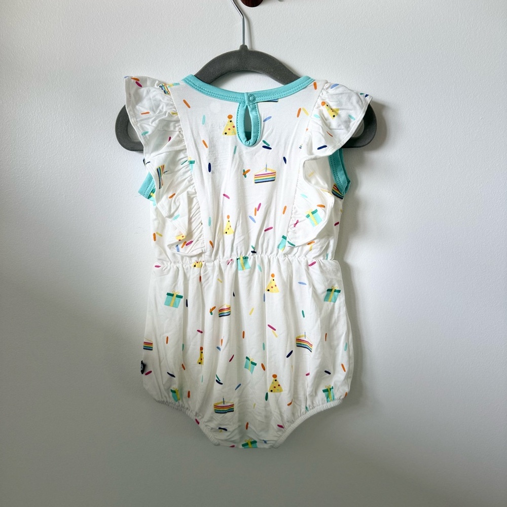 Kyte BABY Cloud Birthday Bubble Romper - Picture 3 of 3
